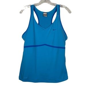 Nike Fit Dry Two Tone Blue Tank